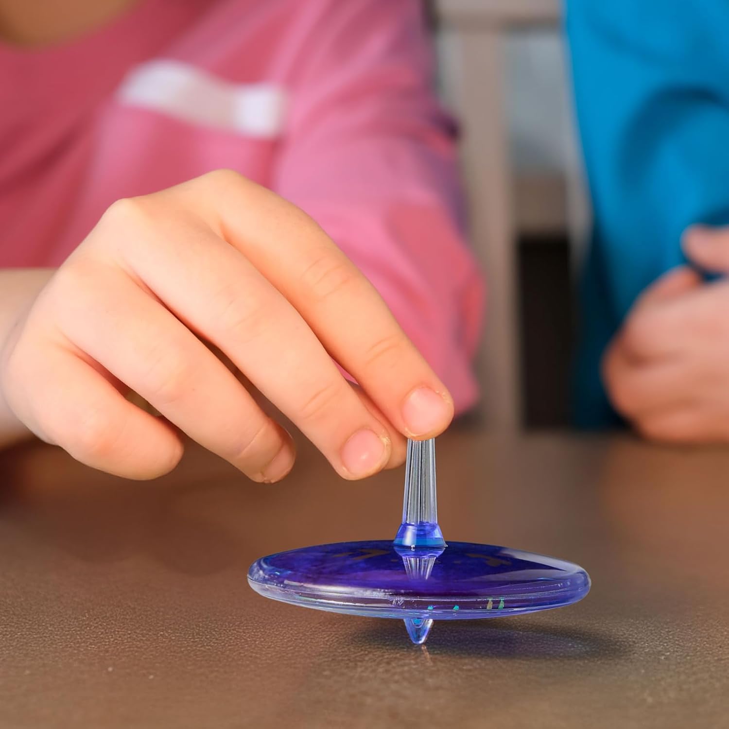 Rite Lite Lava Dreidel – Blue & Purple Hanukkah Dreidel with Gold Glitter | Mesmerizing Color-Mixing Chanukah Décor Goodie Bag Judaica Gift Jewish Holiday Party Favor, Festival of Lights Hostess Gifts - Image 3