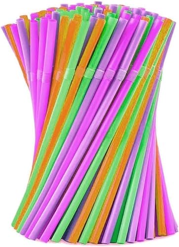 10x9 Eco-Friendly Strohhalme, Harte Party-Trinkhalme, Wiederverwendbare Pflanzenmaterial Biegbarer Strohhalm,für Geburtstag,Hochzeit,Smoothies,Saft,Cocktail
