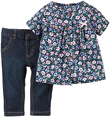 Carter's 2 Piece Floral Tunic Set, Multi, New Born