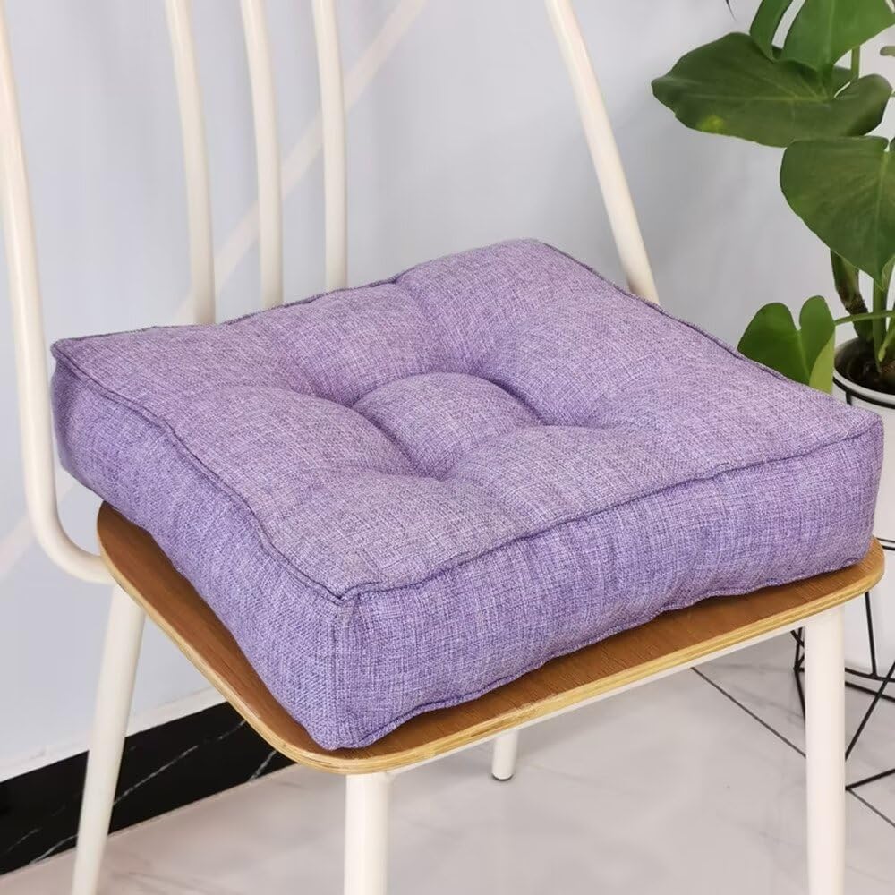 Coussin de bureau épais violet fini les chaises inconfortables