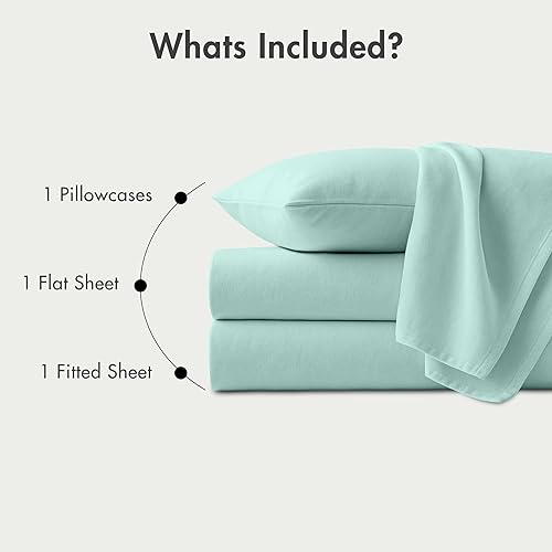 Miniatura 9 de RUVANTI Juego de sábanas de franela de 100 % algodón tamaño individual, 3 piezas, cálidas, suaves y transpirables, con bolsillo profundo, doble