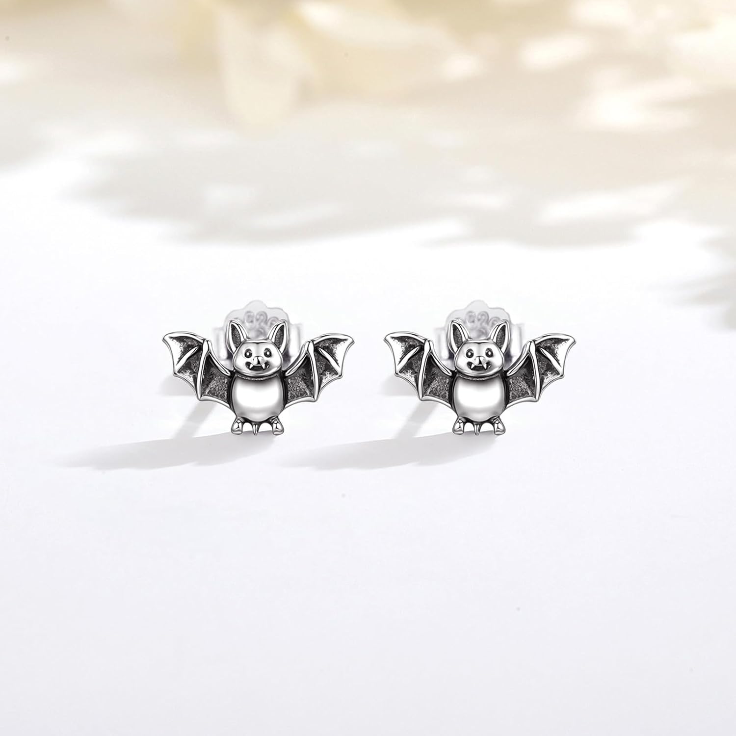 INFUSEU 925 Sterling Silver Stud Earrings for Women Teens, Cute Everyday Hypoallergenic Jewelry