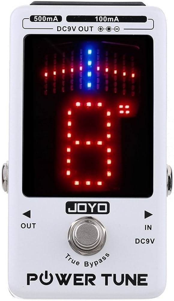 Amazon.com: JOYO JF-18R Power Tune Tuner Pedal True Bypass with 8