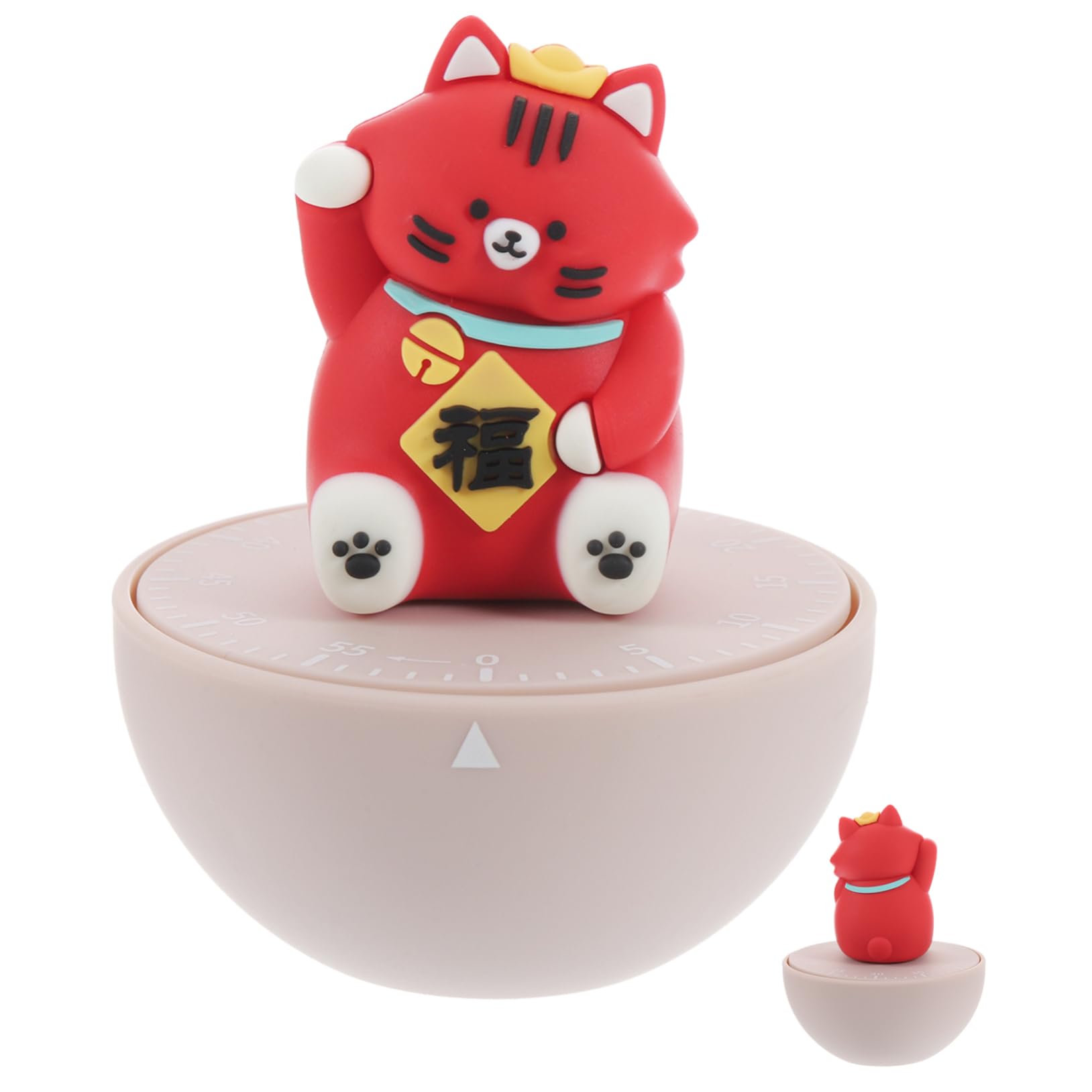 PRETYZOOM Timer Da Cucina Con Conto Alla Rovescia Meccanico Da 5 Pezzi Design A Forma Di Gatto Per La Cucina E La Gestione Del Tempo