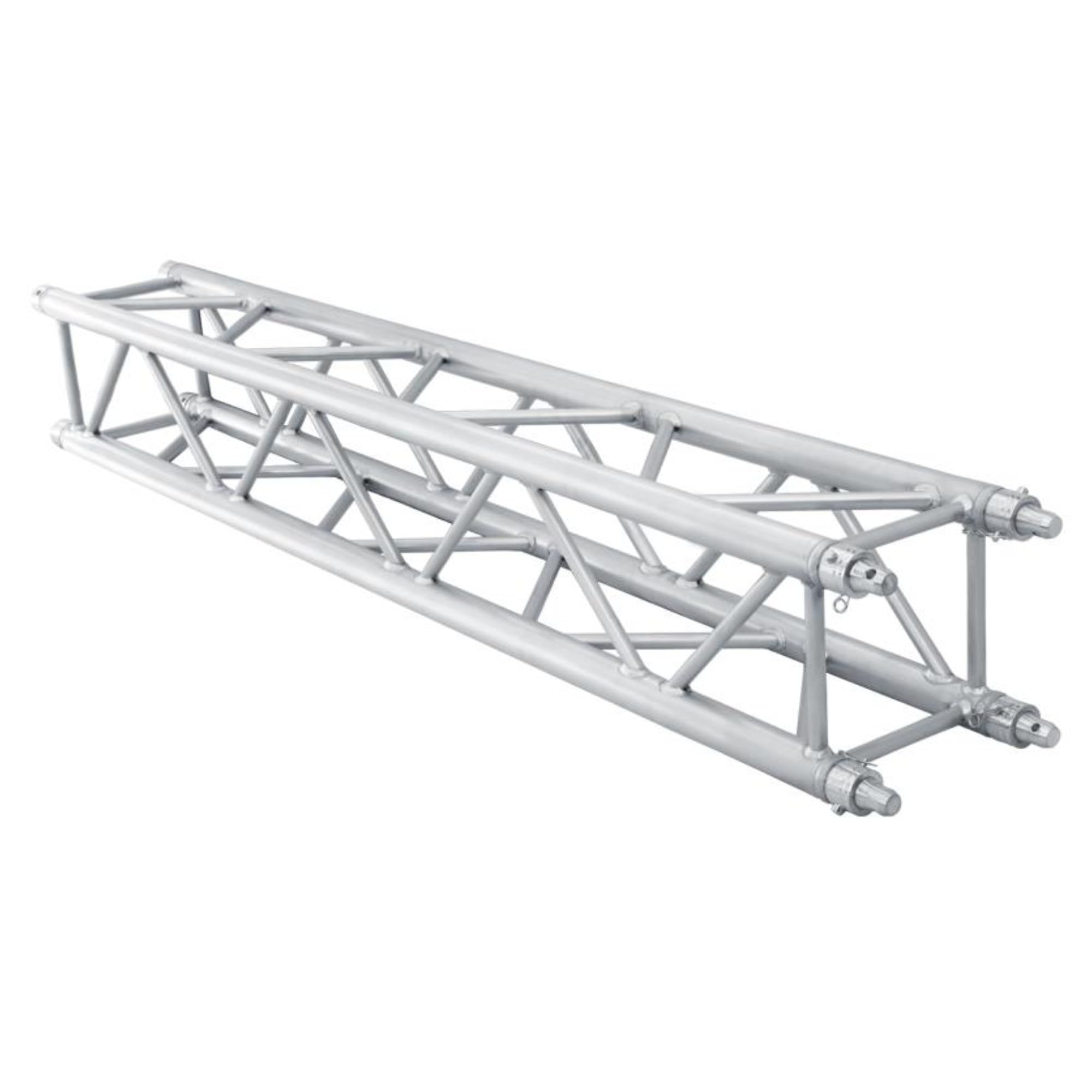 X SOUND & LIGHTNING Estructura Truss Cuadrado de Aluminio 29x29cm FD34 6082-T6 – Soporte Iluminación con Conectores de Seguridad, Truss Dj Set para Altavoces y Luces Escenario (Plata, 29cm)