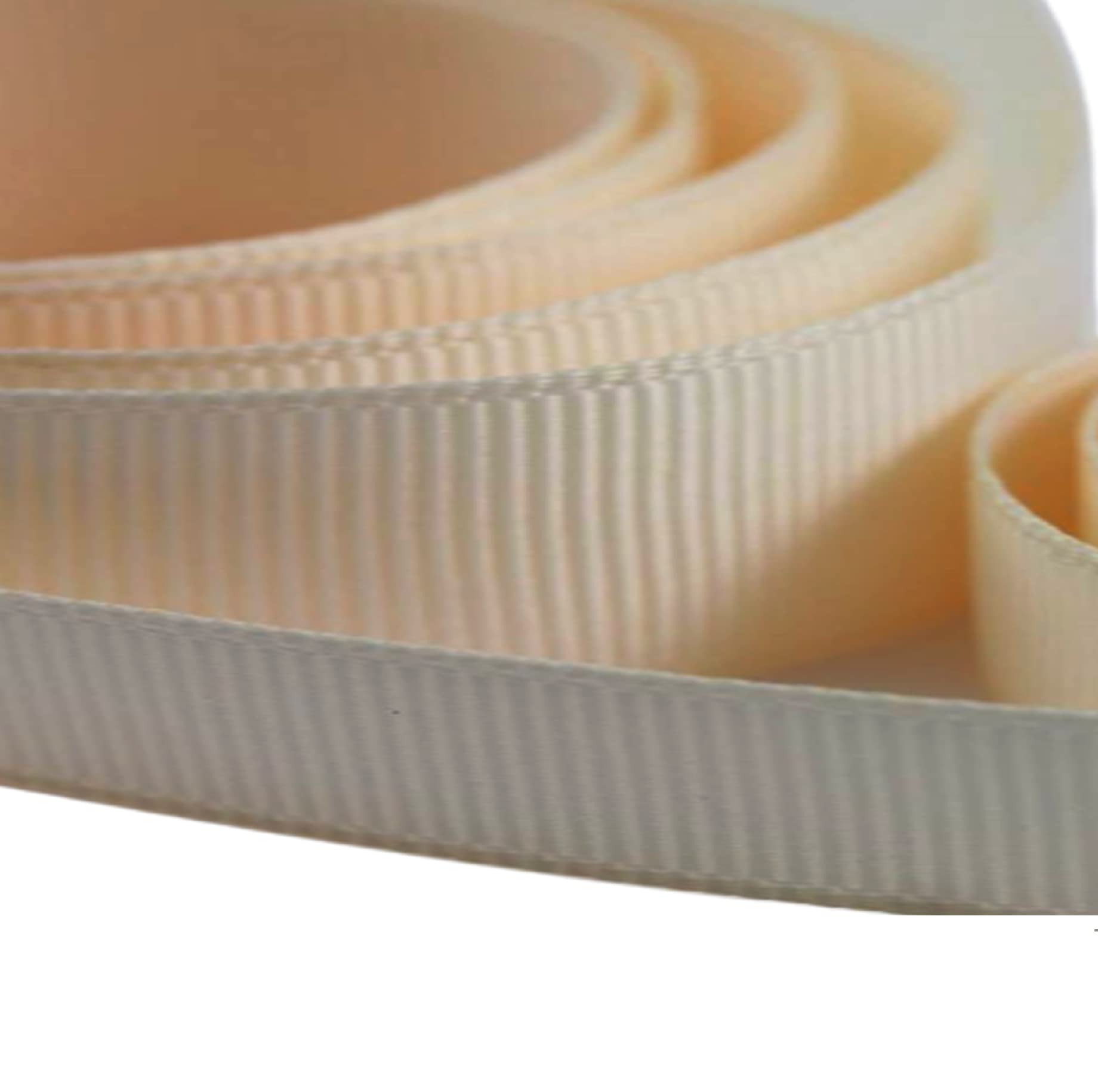 Gcs Cream Grosgrain Ribbon 20Mm X 10 Meters Double Sided Gift Wrap Ribbon, Ribbons For Gift Wrapping, Christmas Ribbon, Gift Wrapping Ribbon For Crafting, Wedding Party Decor