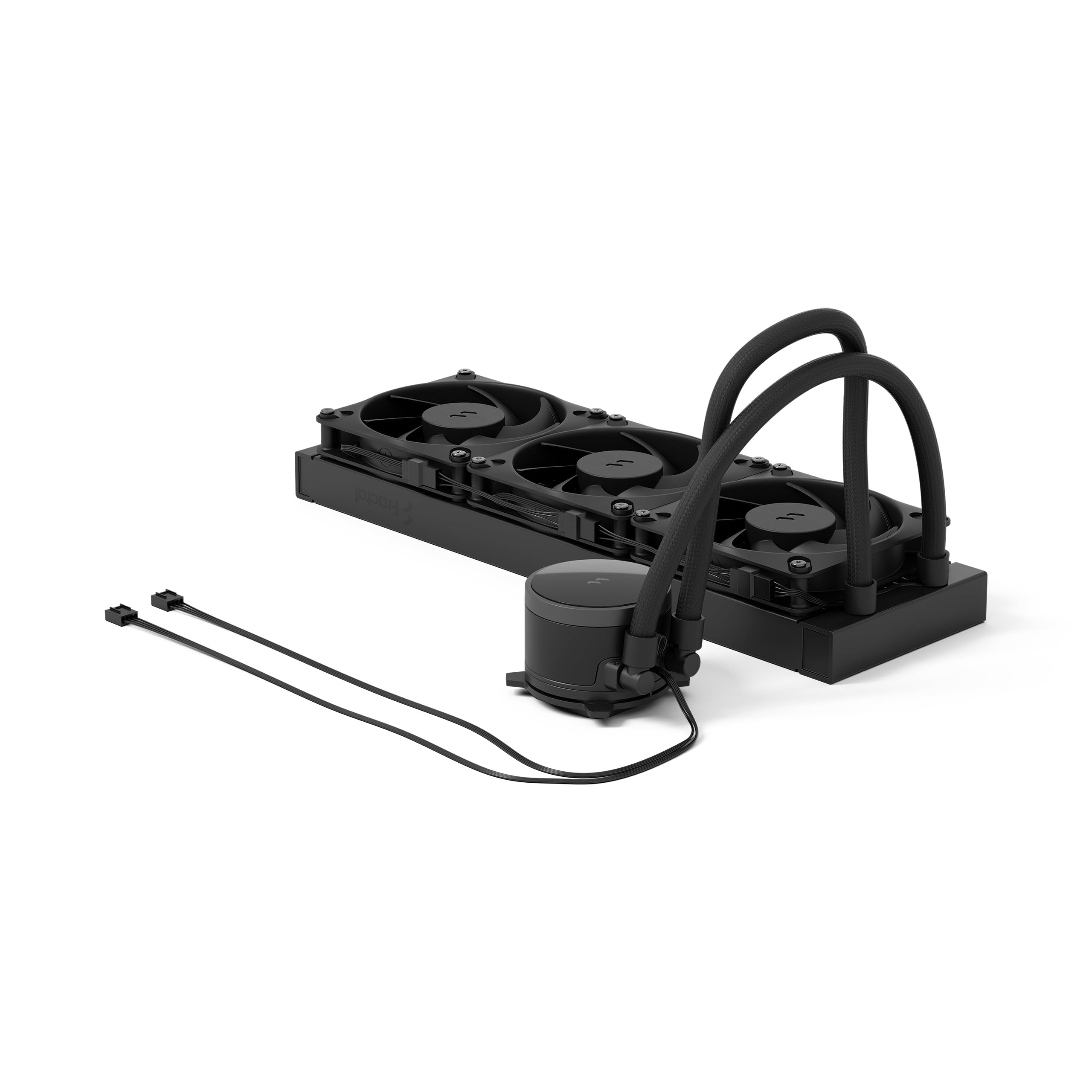 Fractal Design Radius 360, Black - Refrigeración líquida AIO