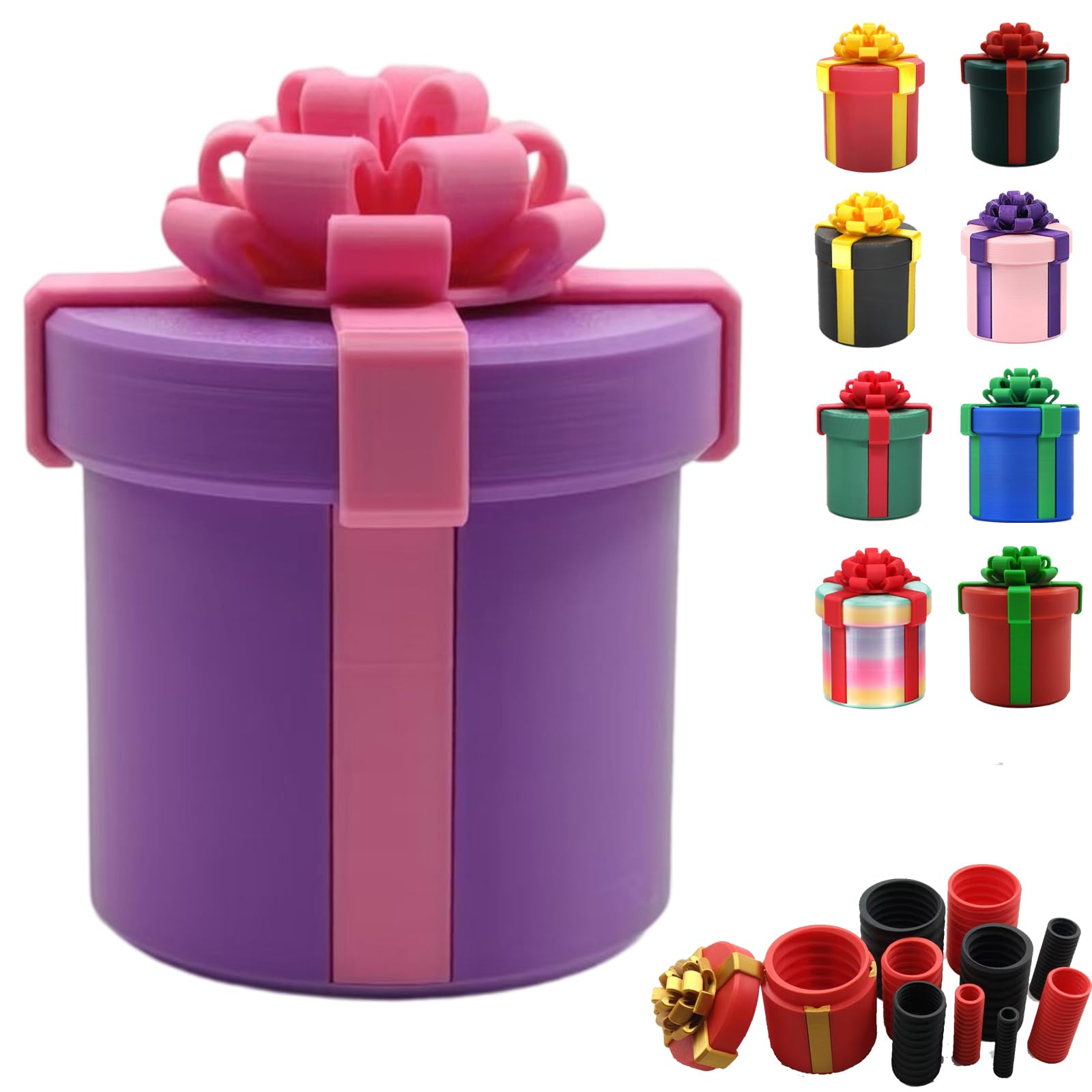 Annoying Nested Screw Gift Box,10-Layer Nested Prank Money Holder，3.4in-G