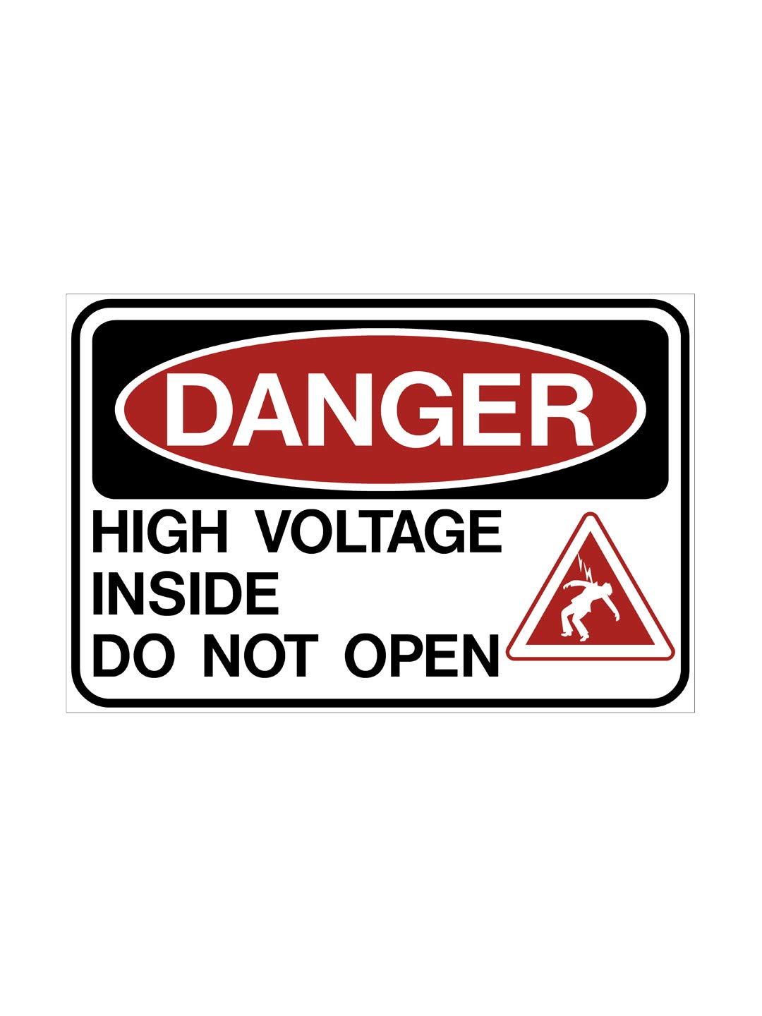 999Store office supplies sunboard high voltage inside sticker signage sign board Red (30X22 Cm) (B07GYN62DS) Amazon Price History, Amazon Price Tracker