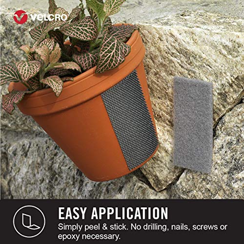 Velcro Brand 90812 Outdoor Heavy Duty Strips | 4 X 1 Inch Set Of 10 | Holds 15 Lbs | Titanium Extreme Hook And Loop Tape Industrial Strength Adhesive thumb #5