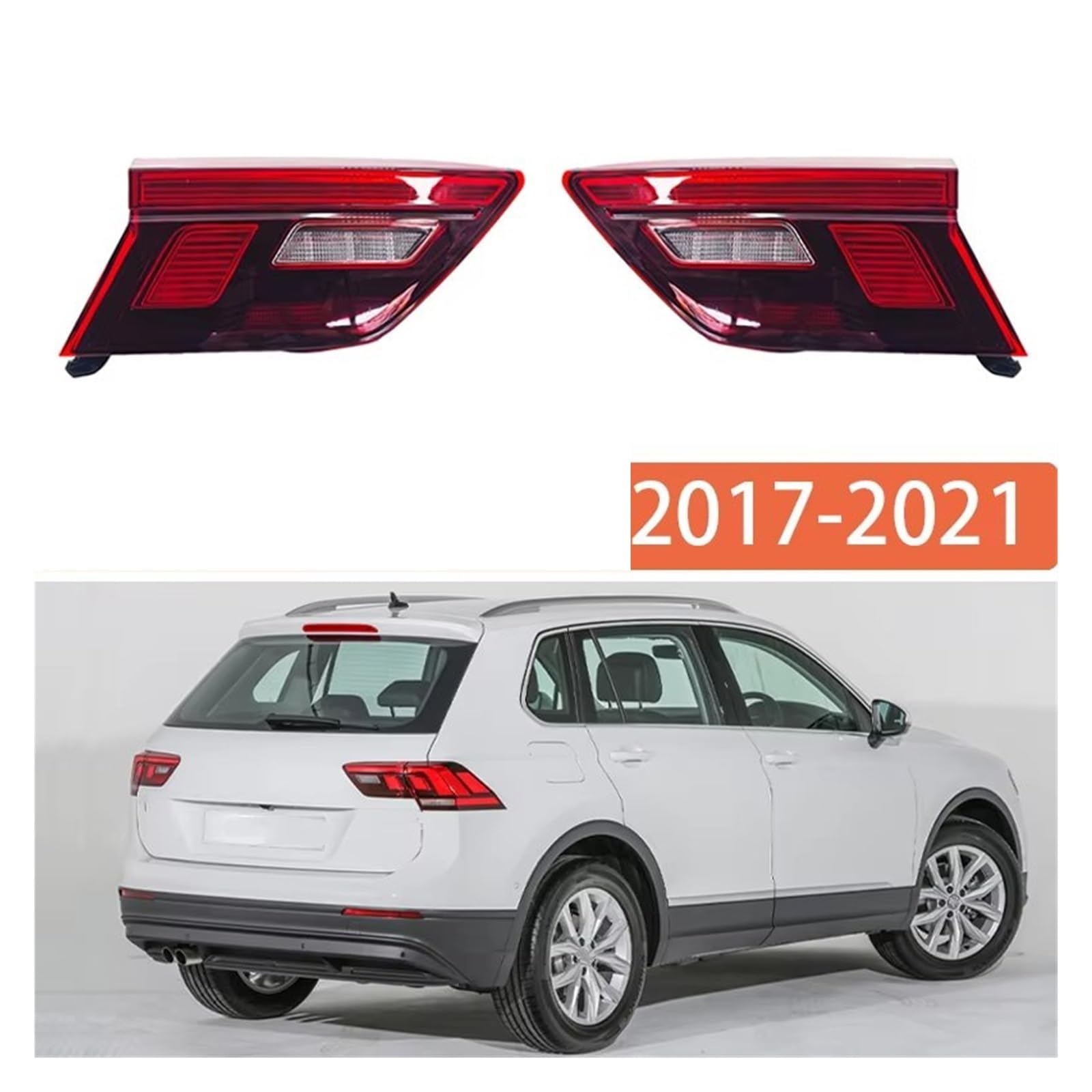 Gruppo fanale posteriore Per VW Per Tiguan 2017 2018 2019 2020 2021 Fanale posteriore Avvertimento Luce luce di retromarcia 5NA945093 5NA945094 Fanali posteriori(1Pc Left)