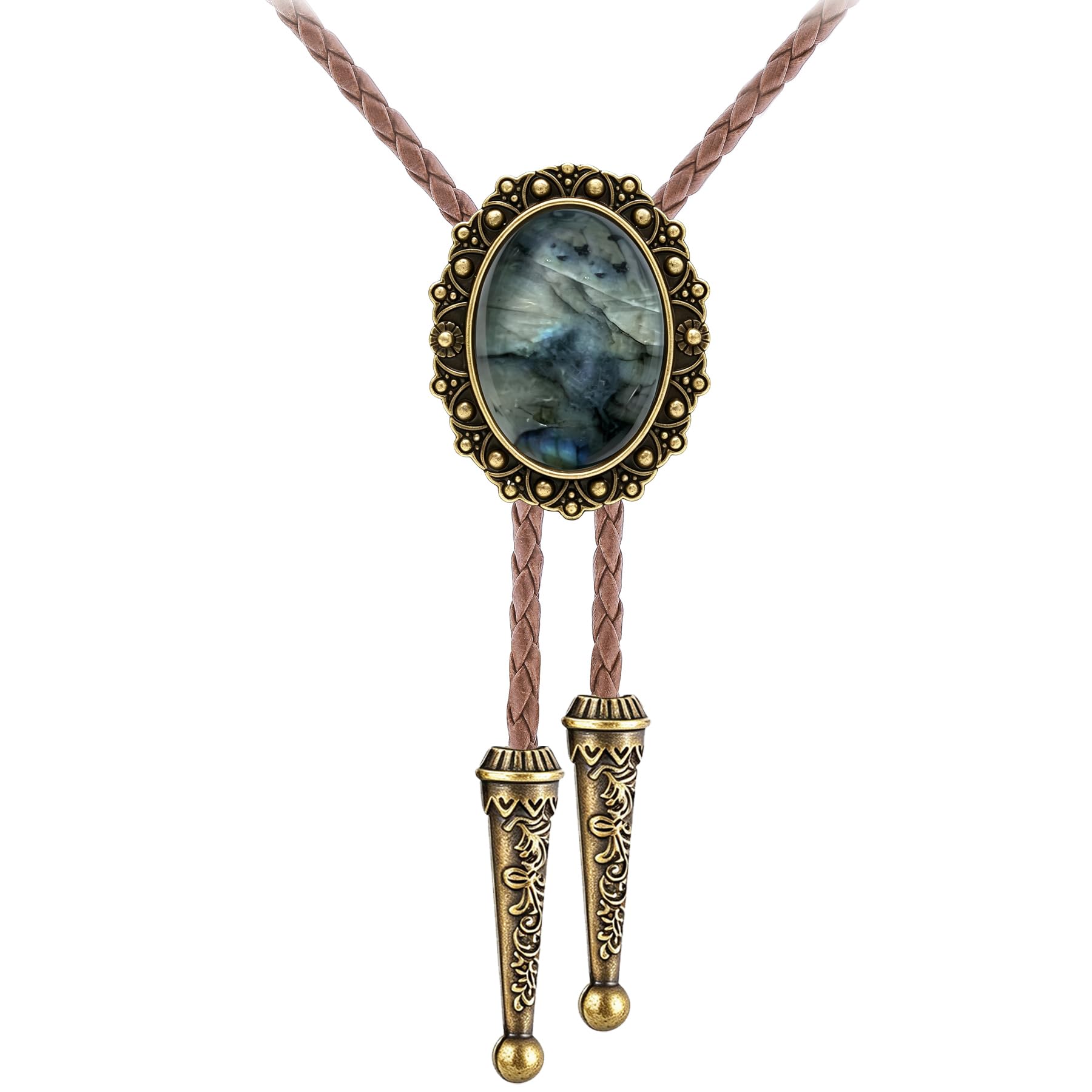 Jeilwiy Bolo Tie for Men Cowboy Ties Western Bolo Tie Necklace for Women