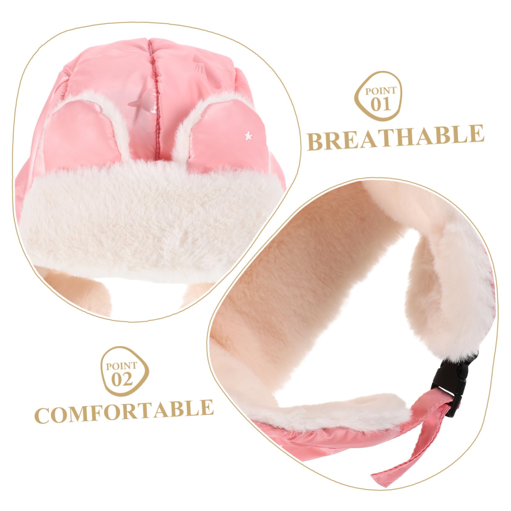 BESPORTBLE Cappello Termico Ragazzo Ragazza con Paraorecchie Berretto Caldo Antifreddo Design con Visiera per Neve e Sport Invernali