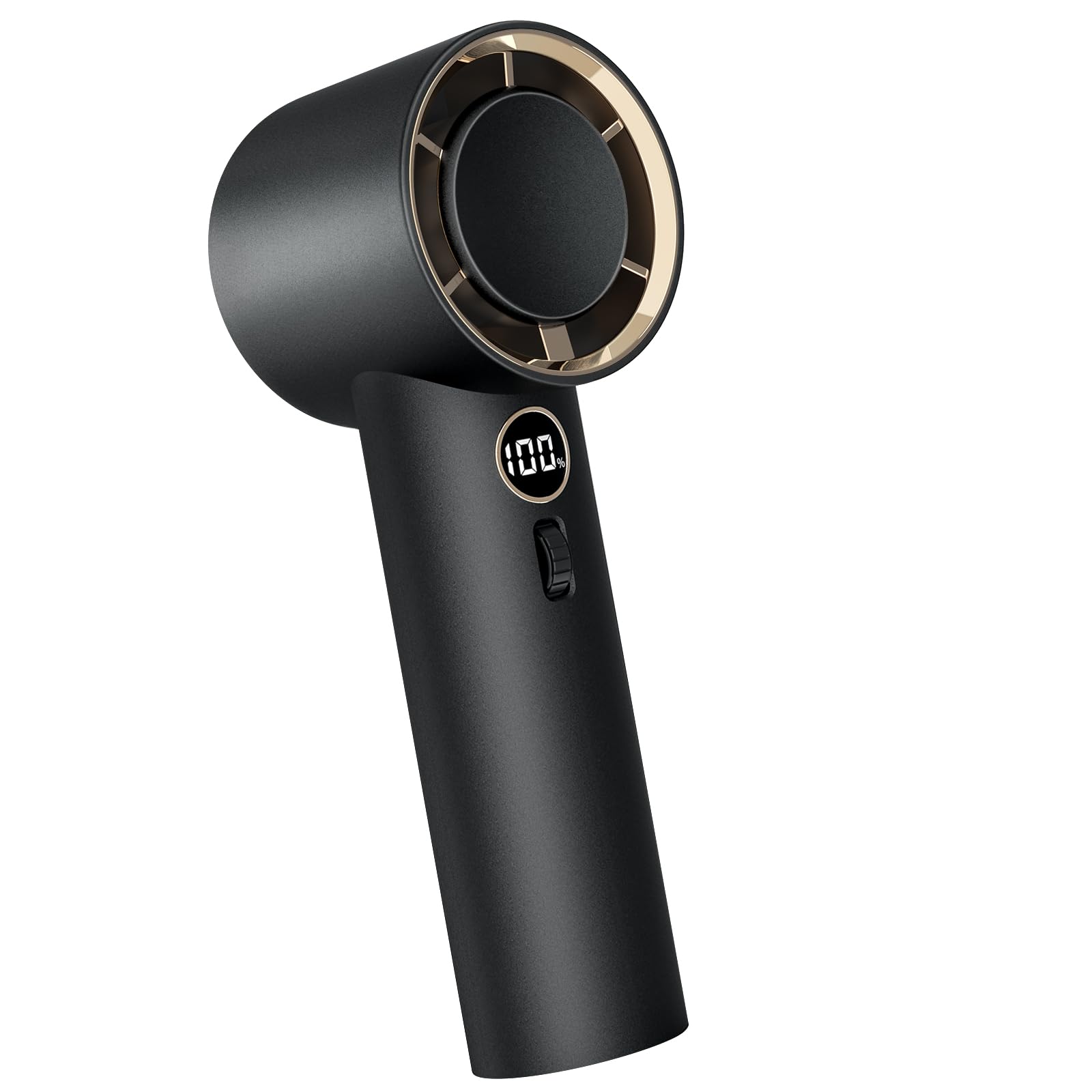 WAFTING Portable Handheld Fan,High Speed Turbo Personal Fan with 100 Speed Adjustable, 5000mAh Battery Rechargeable, Digital Display, for Travel