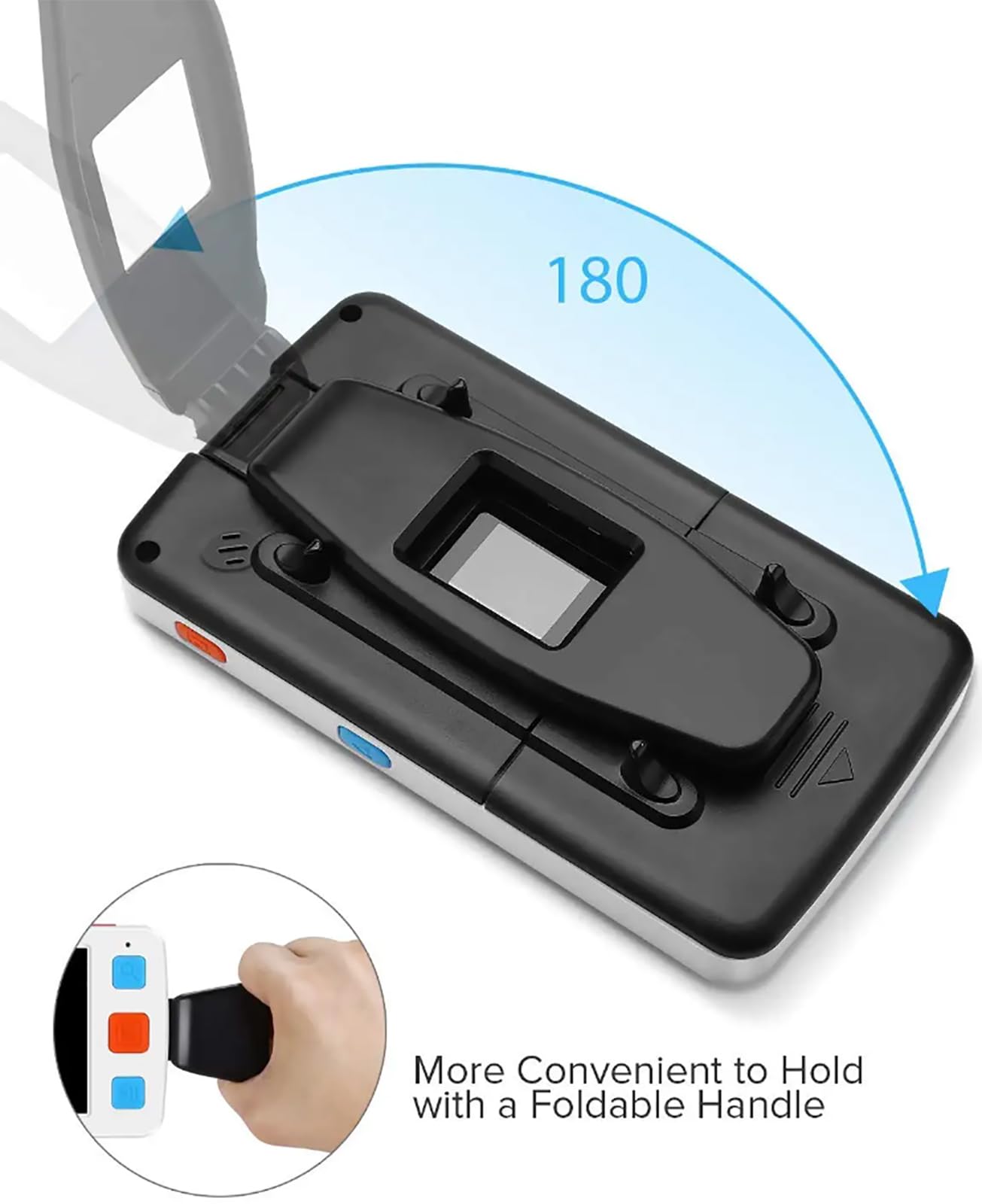 Lupa Digital, Ayuda electrónica de Lectura con Pantalla LCD y Zoom Ajustable para usuarios con discapacidad Visual y Baja visión.