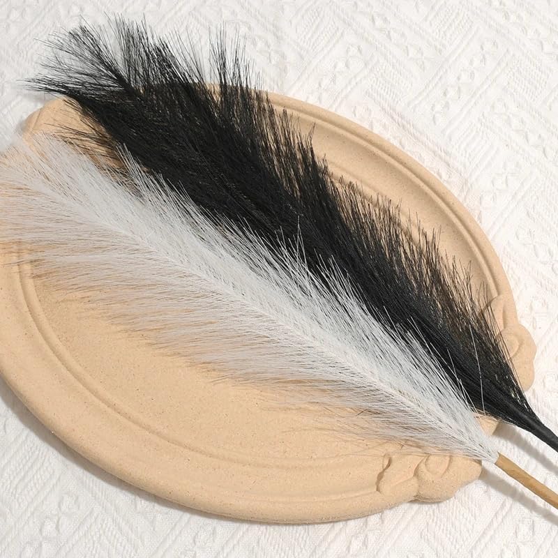 Miniatura 3 de 1 Bundle3 Branches About 59cm Artificial Fluffy Pampas White Reed Grass DIY Home Wedding Fake Flowers Plants Decorations