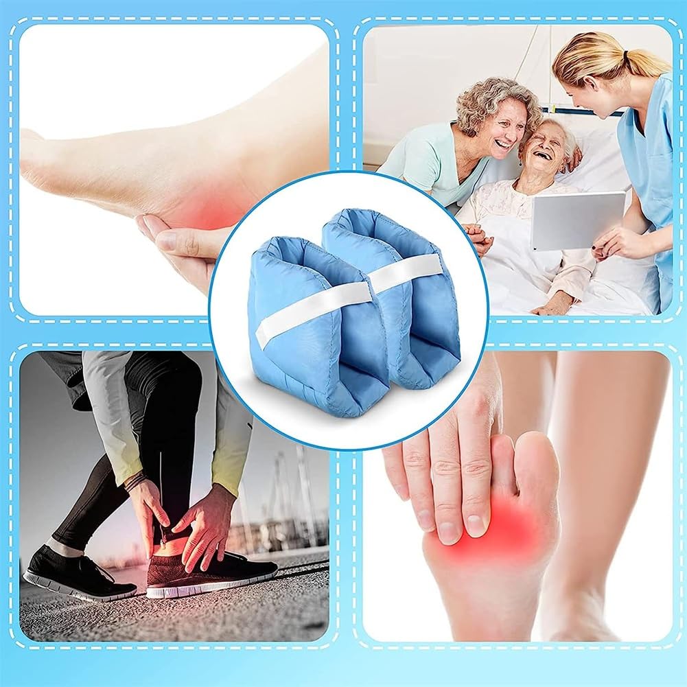 Almohadillas protectoras para talón y botas, alivio del dolor de lesiones y úlceras