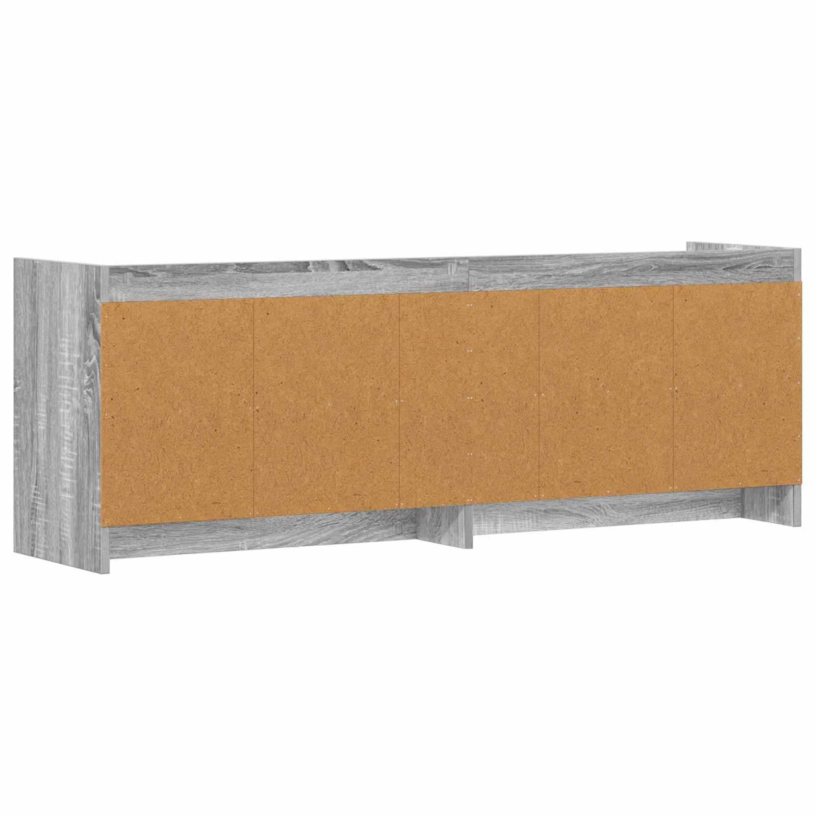 Mobile TV 135 x 33 x 47 cm, grigio Sonoma, in legno