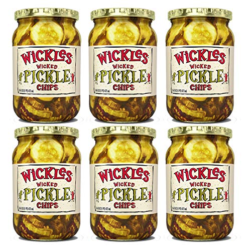 Wickles Wicked Pickle Chips, 16 oz (Pack - 6)