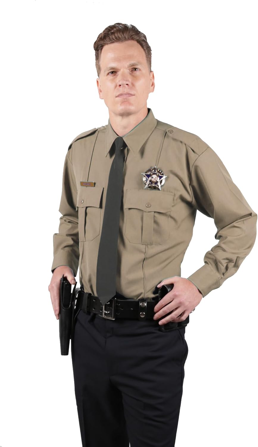 First Class Men's Poly Rayon Short Sleeve Uniform Shirts - Tactical Combat Work Utility and Safety Security Shirt - Image 2