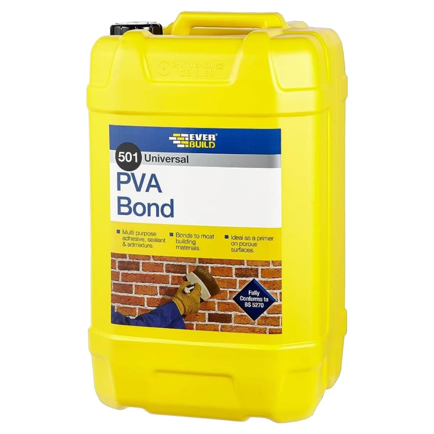 Sika Everbuild 501 Universal Pva Bond – General Purpose Bonding Agent – 25 Litre