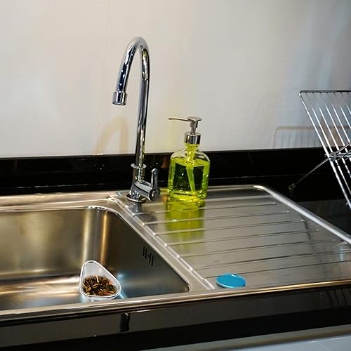 Miniatura 5 de DOITOOL Colador de acero inoxidable con forma de triángulo de malla cesta colador de cocina cestas de drenaje para frutas limpieza de verduras