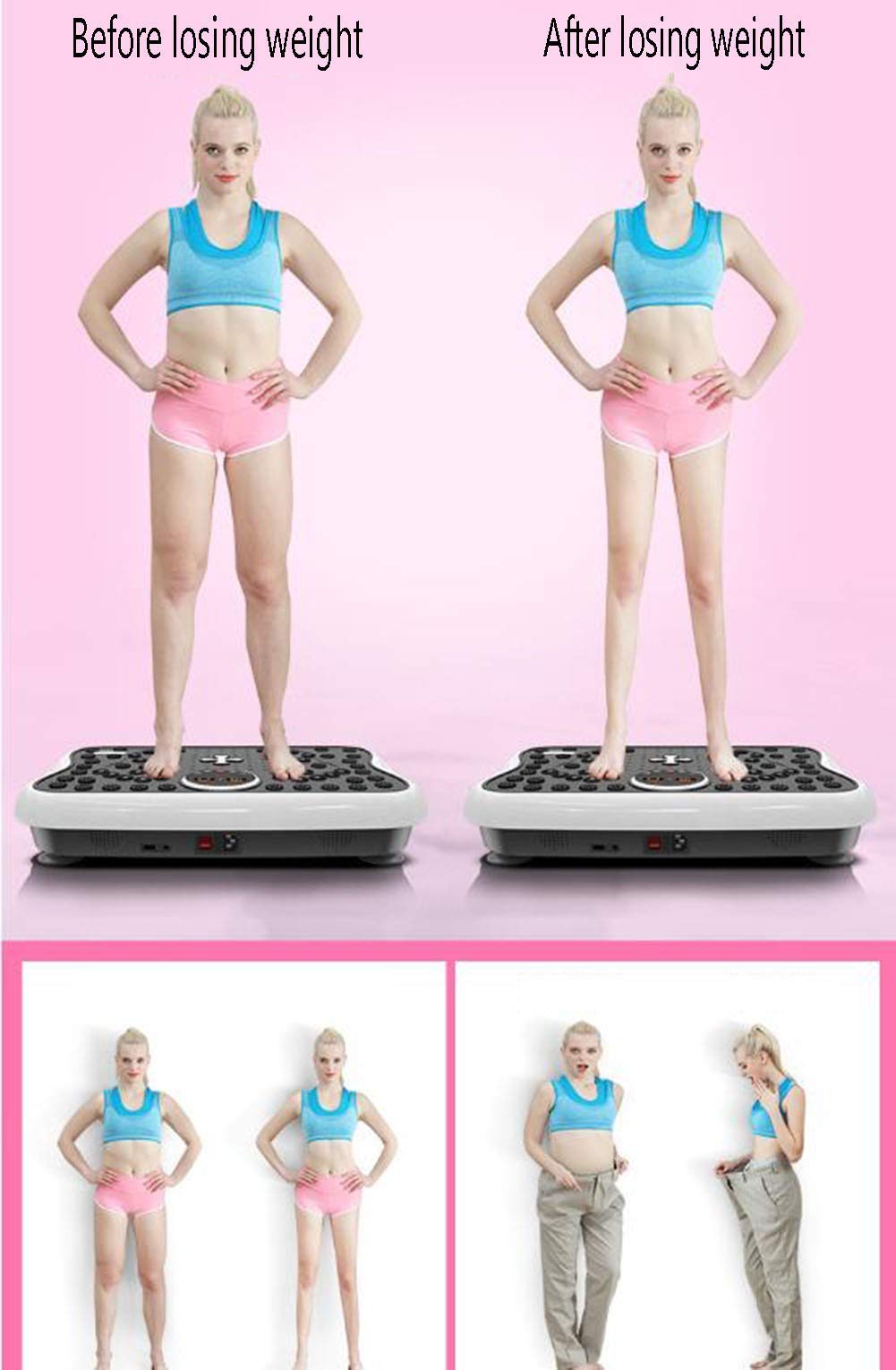 Macchina per Esercizi a Vibrazione Macchina per Il Fitness a Vibrazione Piattaforma di Vibrazione per Tutto Il Corpo Attrezzatura per la Vibrazione di Tutto Il Corpo Attrezzatura per la Perdita di p
