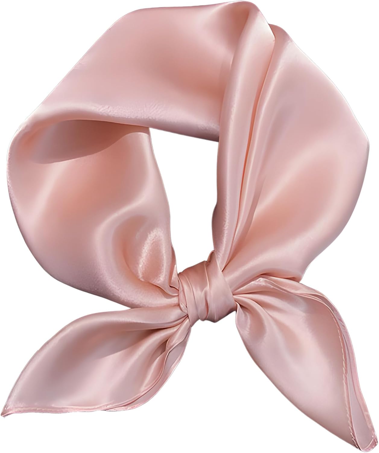 100% Mulberry Silk Scarf for Women Hair Lightweight Square Neckerchief Wrap For Head Scarves 21"