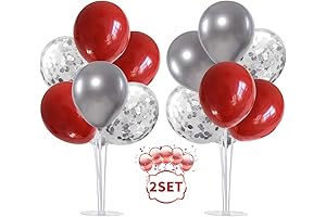 TONIFUL 4 Balloons Table Centerpieces for Weddings & Proms 2024