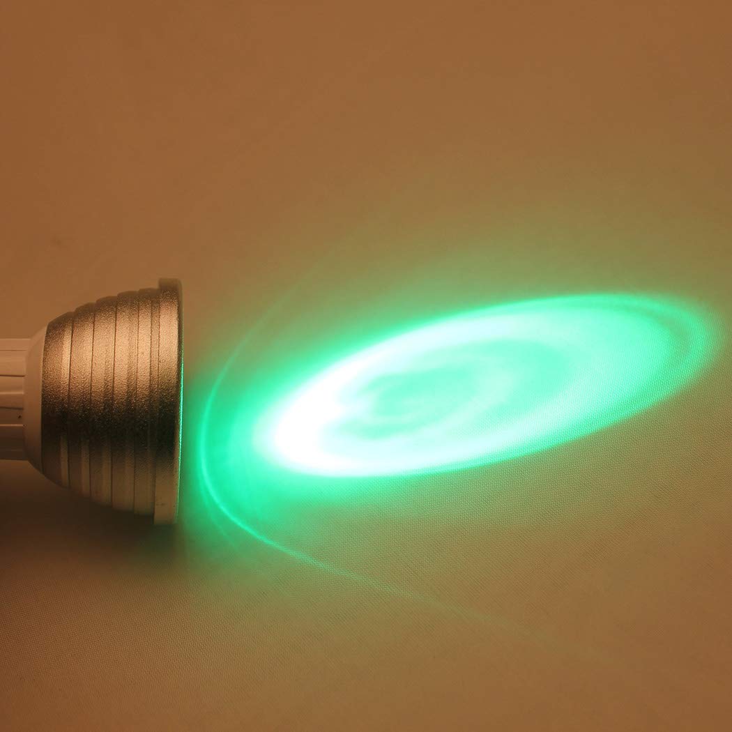 1 Pcs Dimmable E27 3W Led Bulb RGB LED Spotlight Smart Led Lamp with Remote — view 8