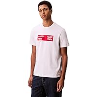 Calvin Klein Uomo T-Shirt Maniche Corte Box Graphic Tee Regular Fit