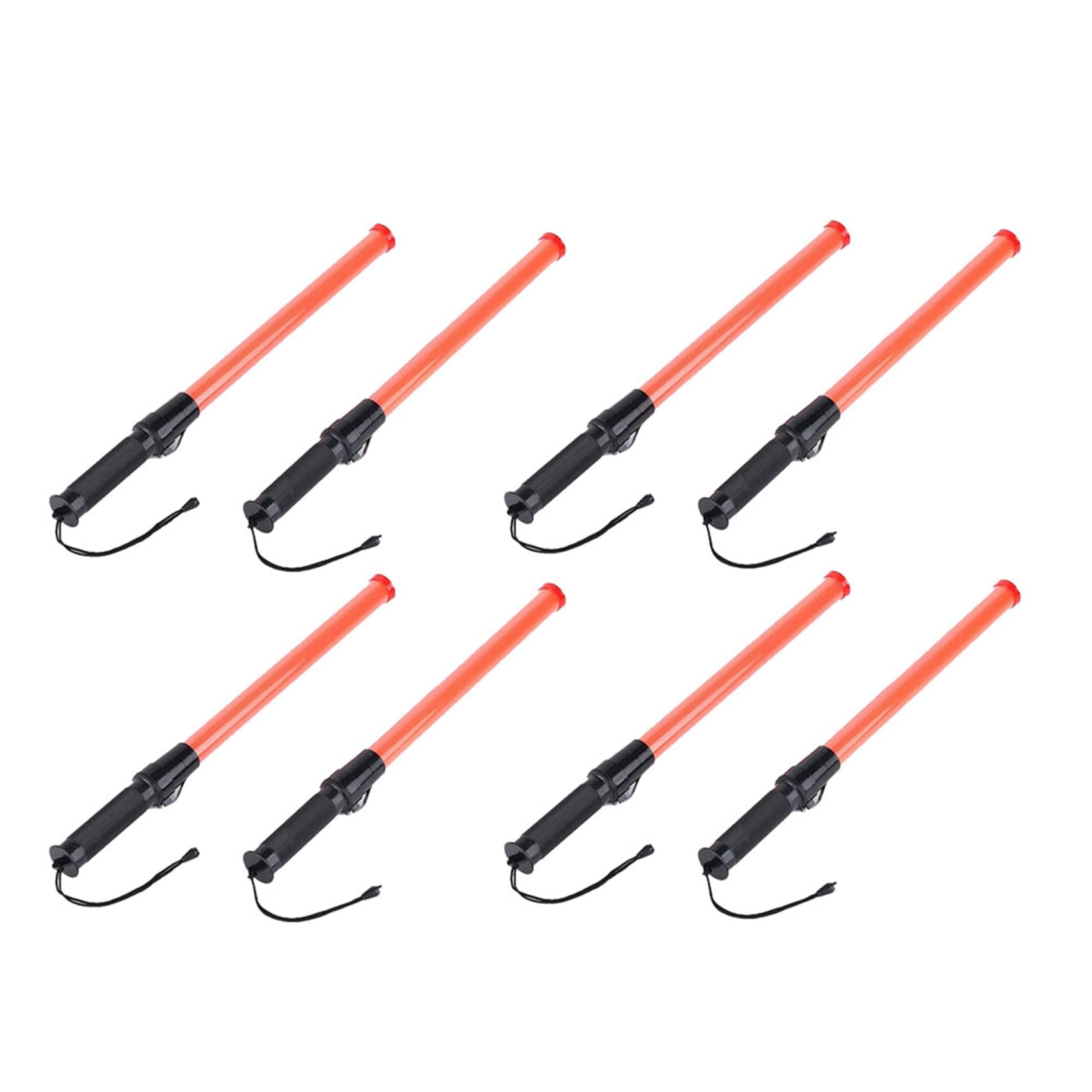 Hfgdnchva Light Traffic Batons, Traffic Control Stick,Safety Batons, Signal Batons For Parking And Airports, 16 Inches, 8Pcs