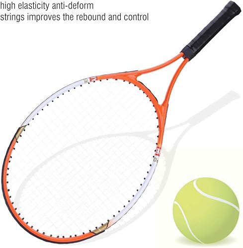 Miniatura 4 de Raqueta de tenis, 1 raqueta de tenis profesional para adultos, raquetas de tenis recreativas de aleación de aluminio con bolsa de transporte,