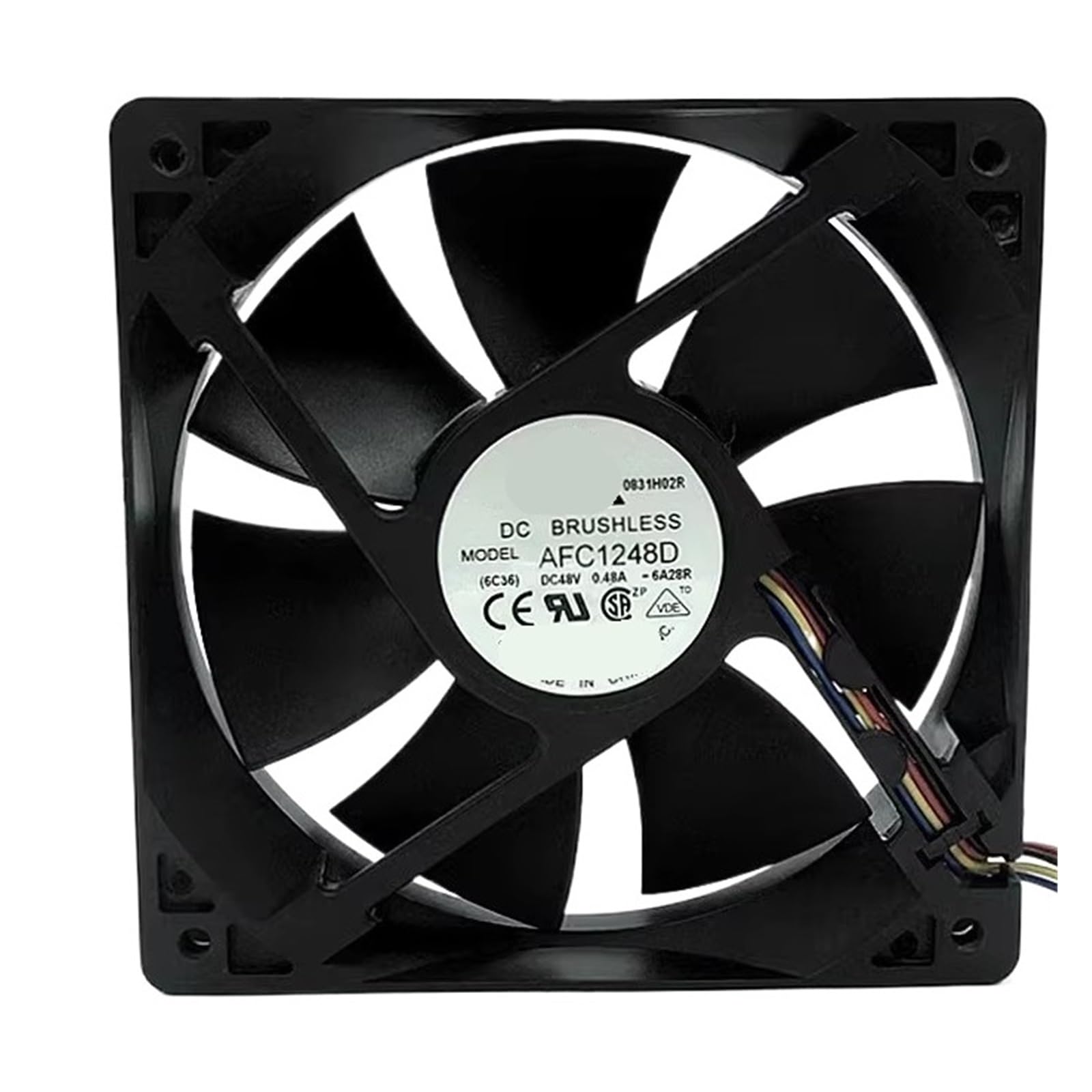 GJEXXPTST AFC1248D 120 * 25MM 12CM 48V 0.48A Cooling Fan(2wire A1)