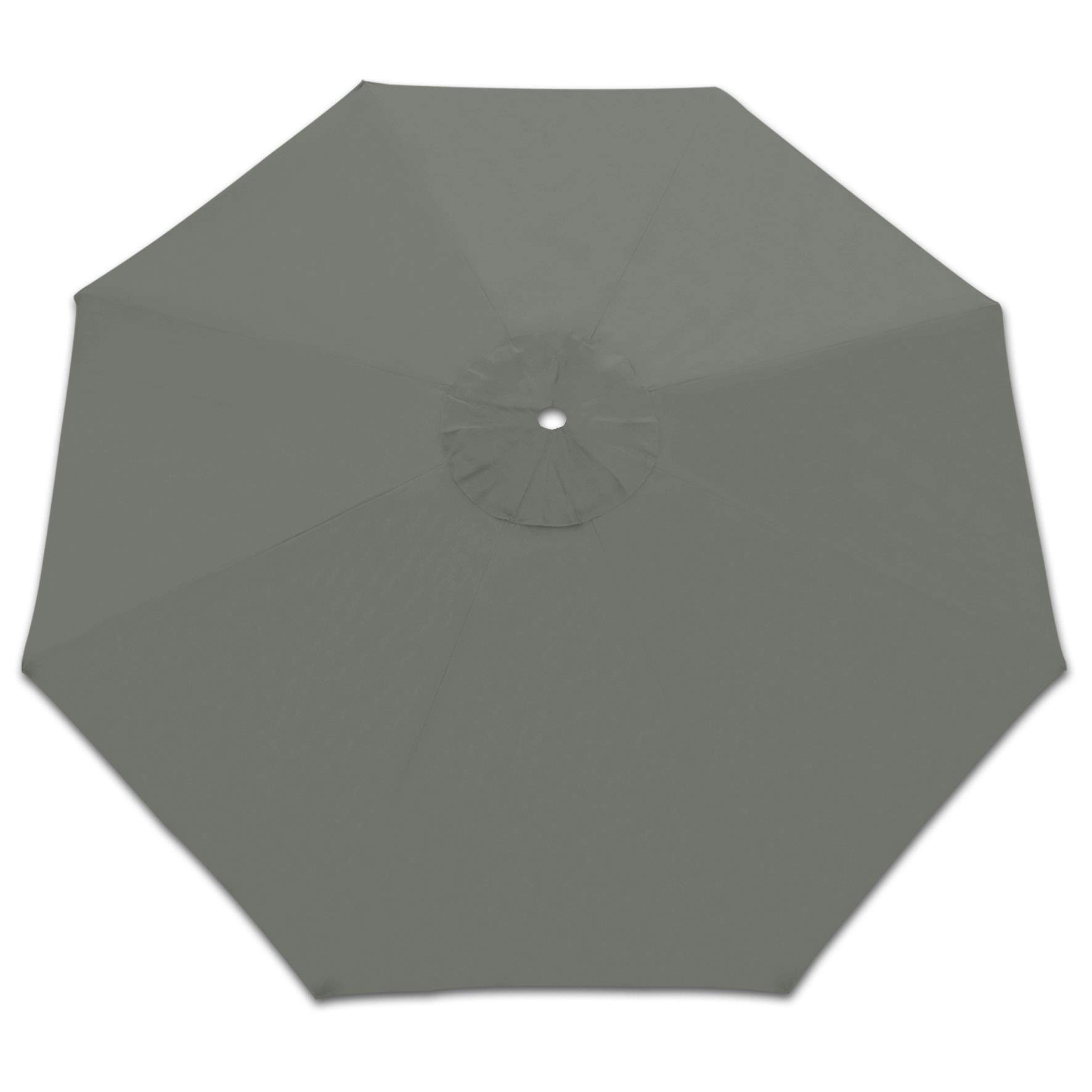Strong Camel Replacement Patio Umbrella Canopy Cover for 10ft 8 Ribs Umbrella (CANOPY ONLY) (GREY)