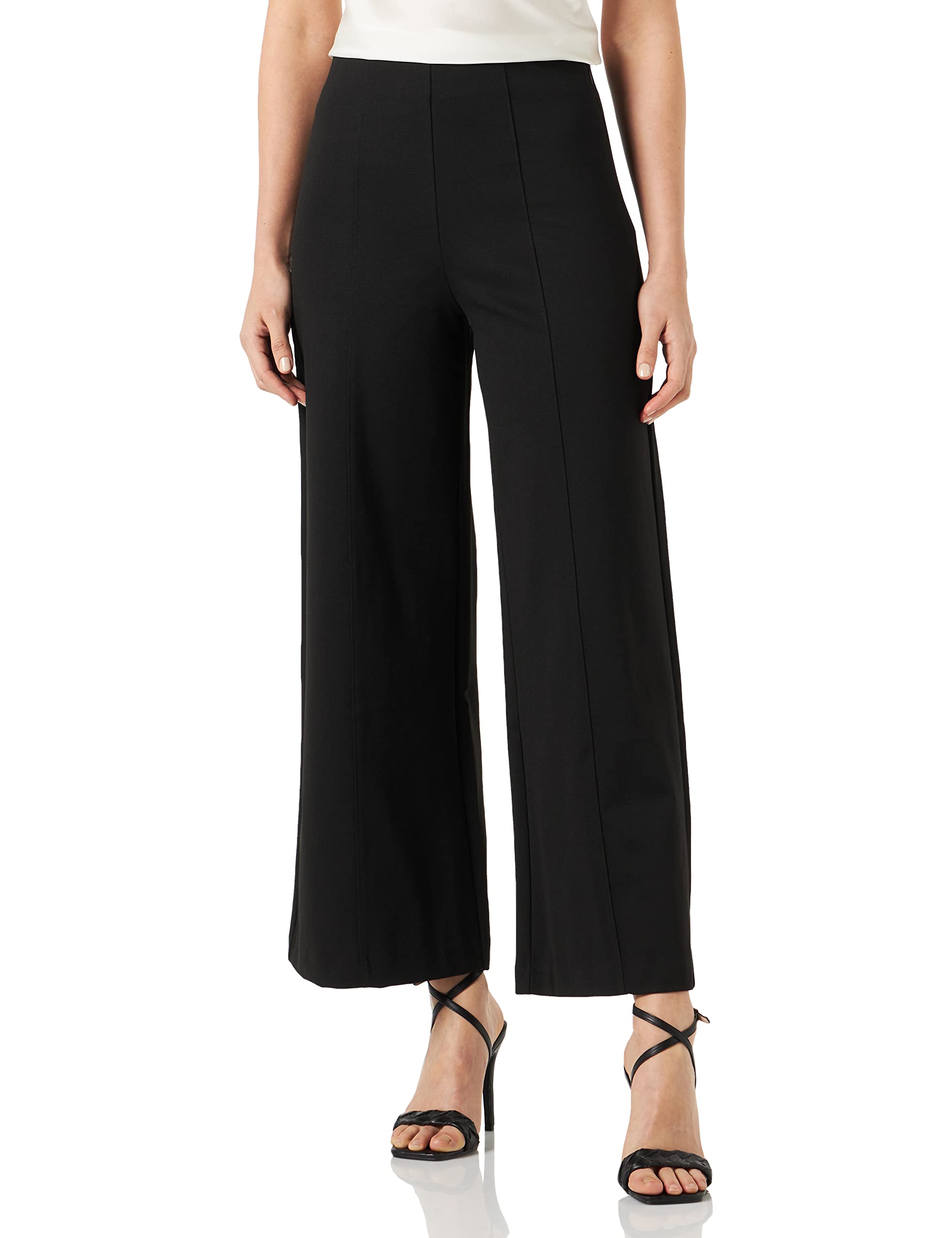 ICHI Women's IHKATE Cameleon PA2 Business Casual Pants, 200575/Black Solid, S