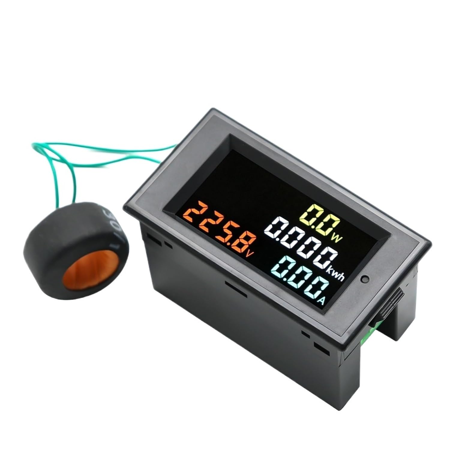 D69-2049 Digital Multimeter 100A AC 40-300V Electric Power Energy Voltmeter Ammeter Analyser Watt Volt kWh 220V LCD(AC 200-450V)