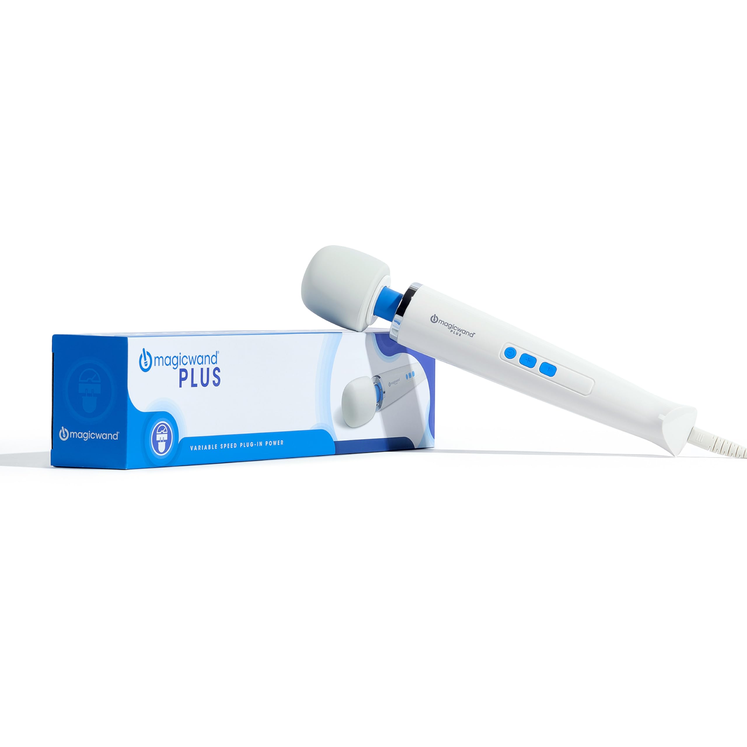Magic Wand – 2-Speed Personal Handheld Wand Vibrator & Massager for Women, Men, & Couples – Delivers Targeted, Deep Rumbly Power and Continuous Use – HV-260: Plus