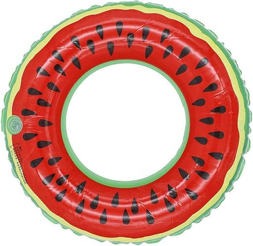 Flotadores de piscina de sandía para verano, tubos inflables de natación para adultos, 35.5 pulgadas