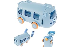 Adorable Bus Shaped Water Bottle for Kids and Fun