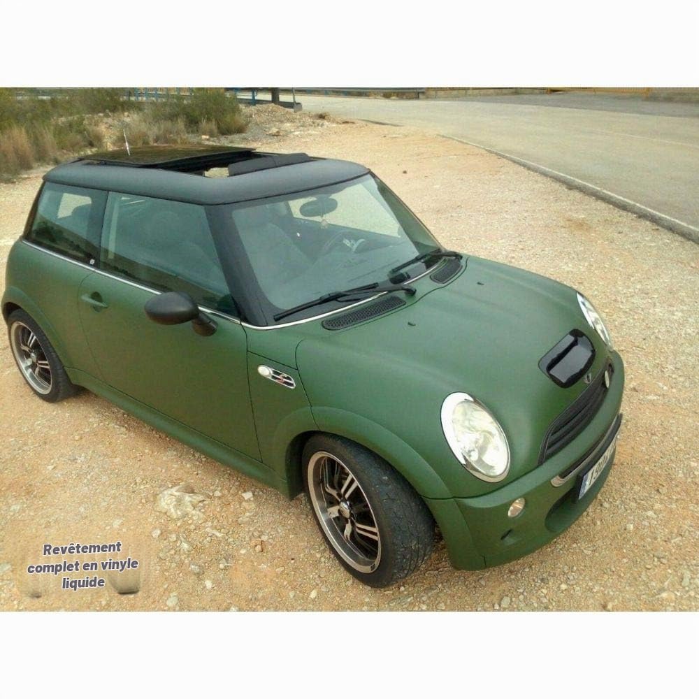 AutoFullCar - Full Dip Peinture pour voiture Vert militaire Flacon 4 litres - Prêt à appliquer