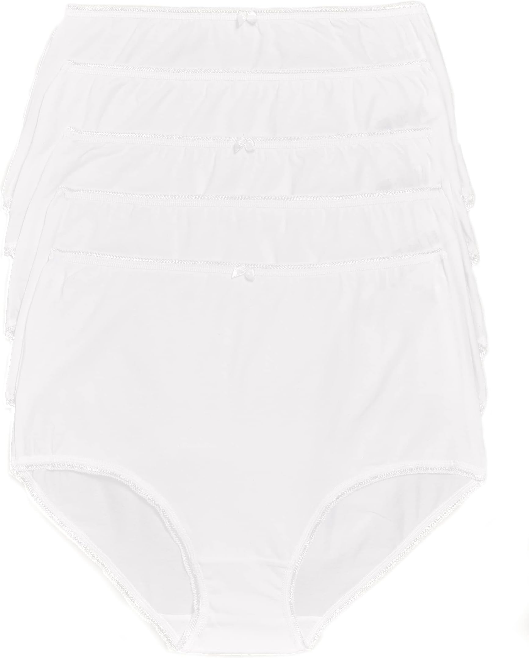Marks & SpencerMarks and Spencer Women's Cotton Lycra Full Brief, White, 4