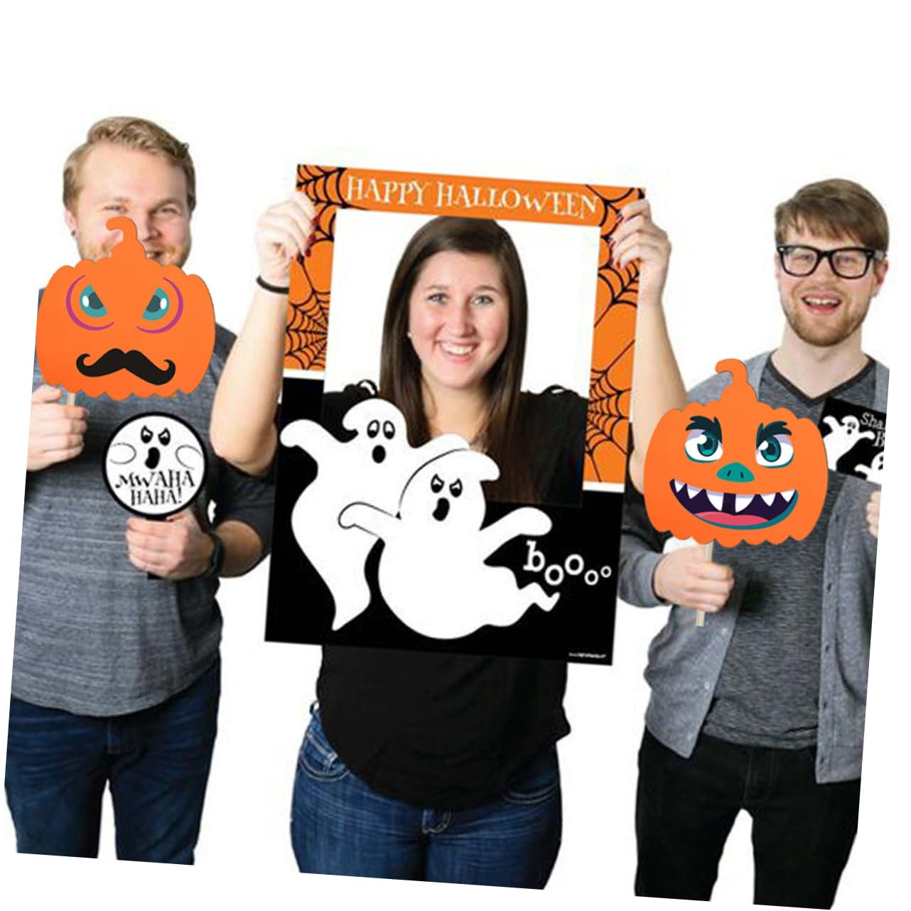 HEMOTON 48 Hojas Pegatinas Halloween Calabaza Eva para Manualidades Infantiles Diy Decoración Fiesta Niñas