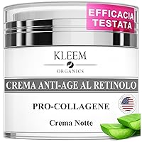 Crema Viso Antirughe Acido ialuronico con Retinolo e Collagene