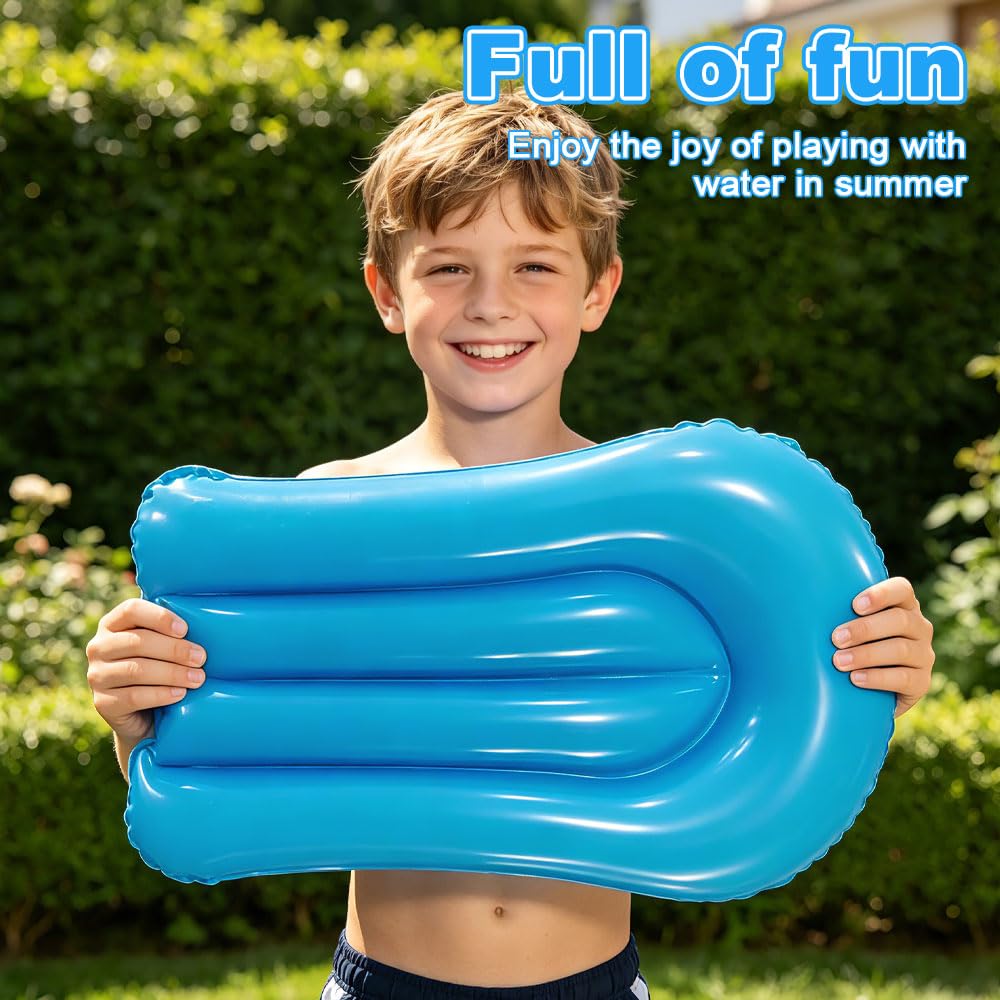 Aufblasbare Wasserrutsche Garten 550x145cm mit 2 Bodyboards Doppelte Wasserrutsche Eingebautem Sprinkler Hai-Stil