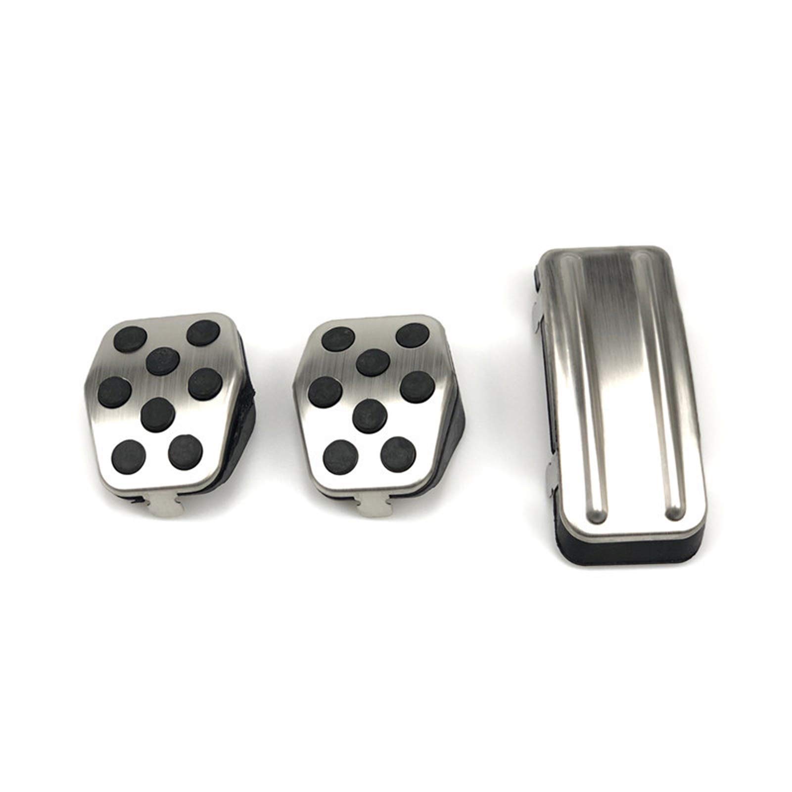 Car Styling Stainless Steel Pedal, for Ford, for Focus, Kuga Escape Escort C-Max CMax S-Max, for Mazda, 3 Fits LINCOLN MKC Car Accessories Vehicle Pedal Covers(C type MT 3pcs)