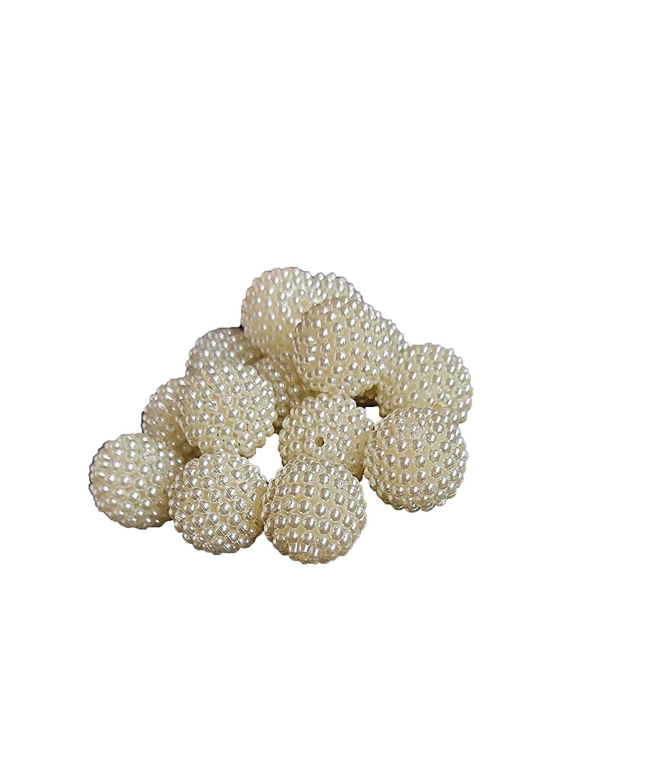 Decoroma (Pack of 245 Grams) White Angura Moti Balls Pearl Bead Stone Embroidery Craft Material for Artificial Jewellery Beading Scrap Booking Craftworks and Decorations (20 MM) (B08V1KKYK2) Amazon Price History, Amazon Price Tracker