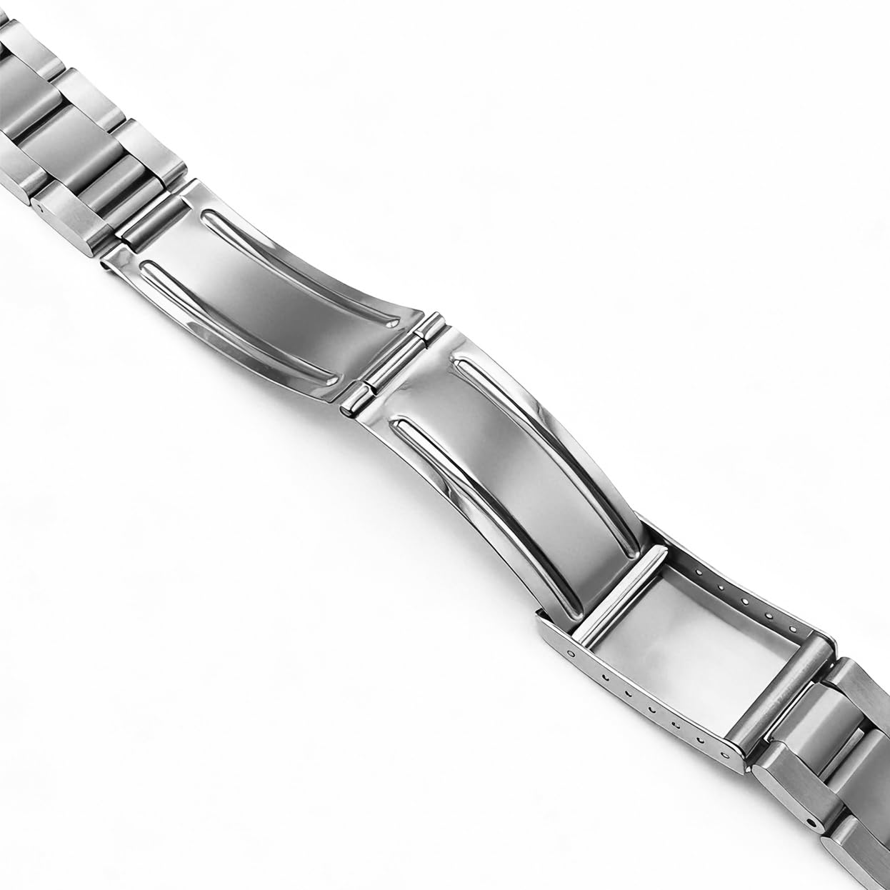 Cinturino di ricambio Oyster da 17 mm per Rolex 6824 di medie dimensioni da 31 mm, in acciaio inossidabile pesante
