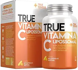 True Source True Vitamina C Lipossomal (60 Softgels) Único