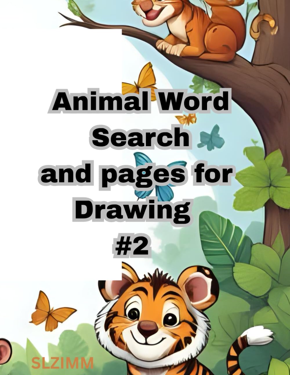 Animal Word Search and Pages for Drawing: #2